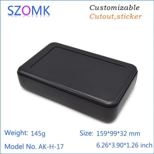 4 pcs, 159*99*32mm szomk hot sales plastic enclosure for electronics plastic case tv box electronic enclosure project housing