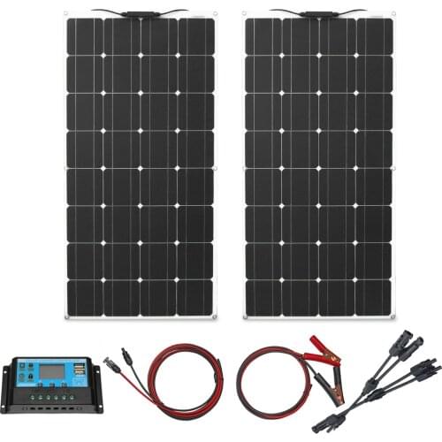 100 watt solar panels outdoor camping solar panel kit 100w 12v panel solar 200w 300w for home rv roof boats