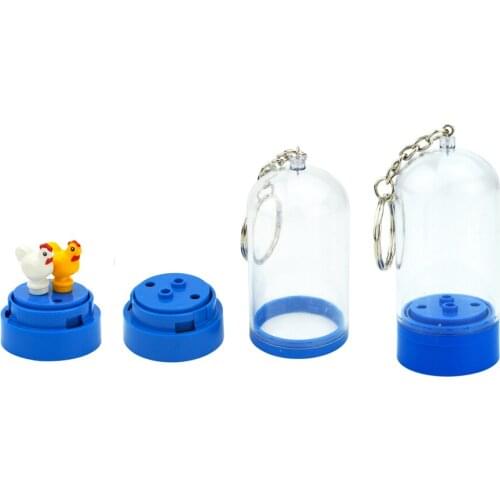 Friends Display Box with Keychain Key Ring Show Case DIY Costomized Accessories Building Blocks Self-Locking Bricks Toys