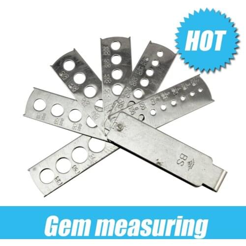 Gemstone jewelry diamond measuring foot size measuring six caliper tool free shipping wholesale jewelry goldsmith