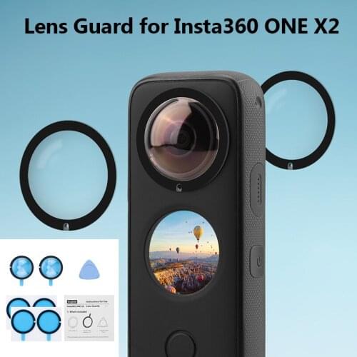 For Insta360 ONE X2 Lens Guard Protective Lens Cap Cover Anti-Collision Anti-Scratch Protector Panoramic Camera Accessories