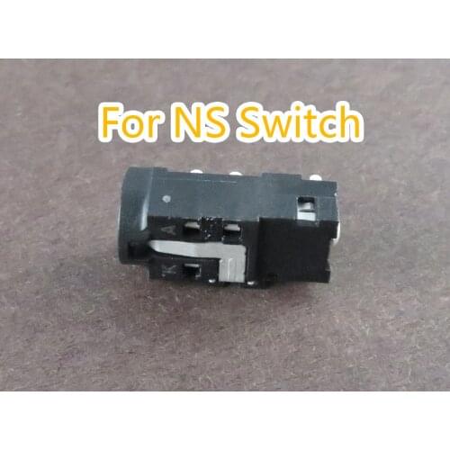 1pcs Earphone socket Interface Headset Headphone jack plug port part for Nintendo Switch Lite NS replacement Console