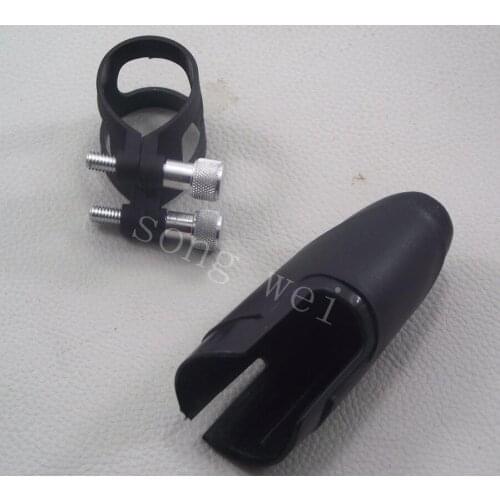 10set Alto Eb sax Plastic ligatures and caps Excellent