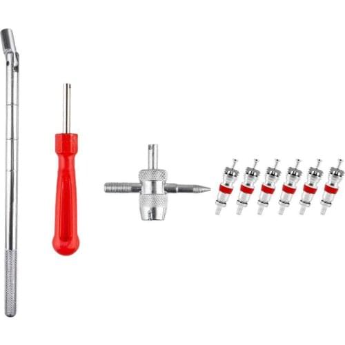 Valve Core Wrench Valve Key Car Tire Electric Car Valve Cap Bicycle Valve Stem Installation Tire Remover