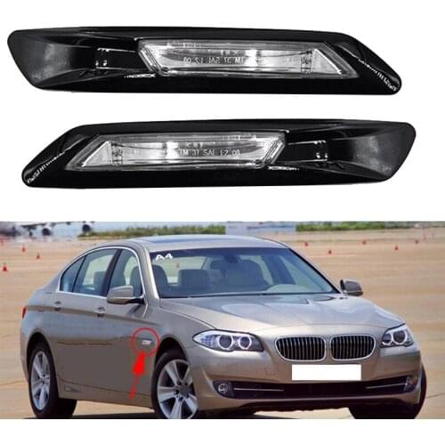 AU04 -Car Front Side Marker Light Fender Light for BMW 5 Series F10 F11 F18 2011 2012 2013 63137154168 63137154170