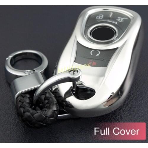 Smart Car Key Fob Case Cover Chain For Buick Enclave Encore GX Lacrosse Envision