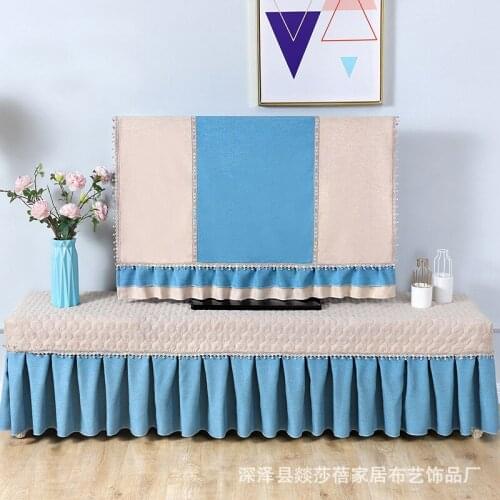 LCD TV Cover Dust Cover Set Hanging TV Covering Cloth Modern Simple 65-Inch 55-Inch Boot Does Not Take