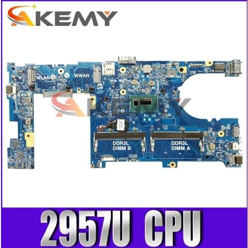 For DELL Latitude 3340 E3340 Celeron 2957U Notebook Mainboard CN-0X13HJ 0X13HJ 13229-1 5X37M Laptop Motherboard SR1DV DDR3