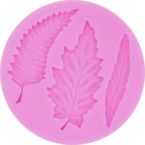 Leaf Leaves Silicone Mold Plant Fondant Mould Cake Decorating Tools Chocolate Gumpaste Sugarcraft Kitchen Gadgets 204