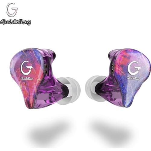 GuideRay GR-i18 /GR-i58/GR-i68 1DD+1BA Hybrid HiFi in-Ear Earphones Music Sport Earbuds With 0.78mm Cable ZSX BL03 ZSN PRO X T2