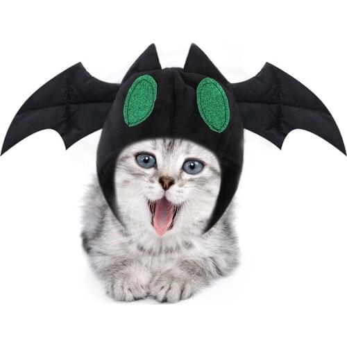 Pet Dog Halloween Hat Dress Up Bat Headdress Cat Hat Cat Headgear funny dog halloween outfits halloween costume for dogs