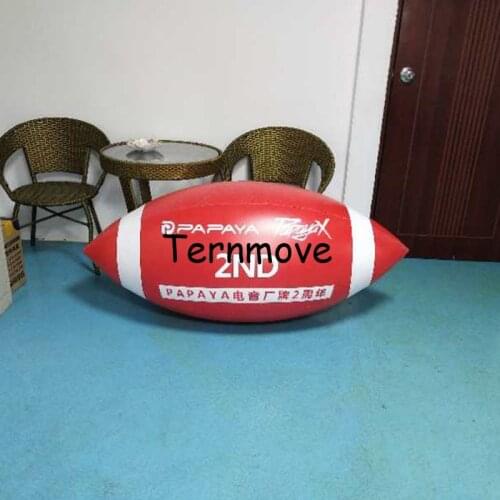 Inflatable rugby ball balloon replica giant advertising american football, large inflatable rugby ball for game decoration