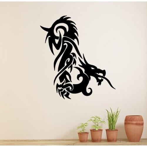 Beauty dragon Wall Sticker Home Decor Decoration Decor Living Room Bedroom Removable Wall Decoration Murals
