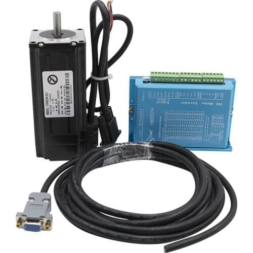 Nema 23 Stepper Motor kit:Closed Loop Motor 1.2N 2.2N 3N + Hybird Servo Driver HBS57 57 2 Phase Stepper Motor