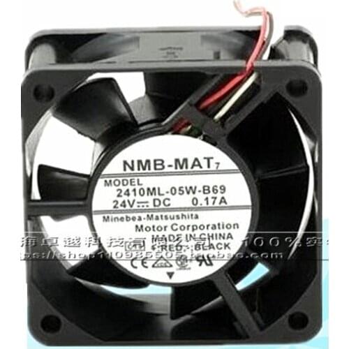 New original AMT7 2410ML-05W-B69 6025 24V 0.17A 6cm inverter cooling fan