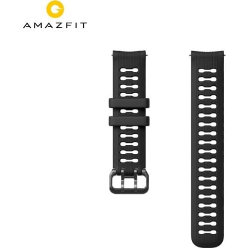Original Watch Strap 22mm 20mm(Width) Silicone Sport Bracelet for Xiaomi Huami Amazfit GTR Pace Stratos GTS Bip Lite Smart Watch