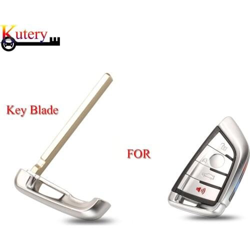 Kutery Remote Smart Car Key Blade For BMW CAS4 CAS1 1 2 7 Series X1 X5 X6 X5M X6M Keyless Insert Emergency Key Blade
