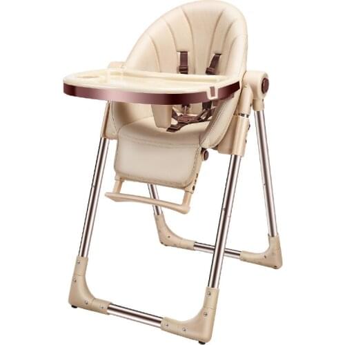 Folding high chair baby lunch feeding chairs belt portable breast feeding chair with wheels for feeding baby safety seat