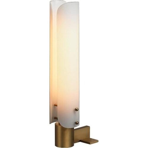 Modern minimalist creative lighting bedroom bedside study Nordic copper light luxury personalized reading lamp
