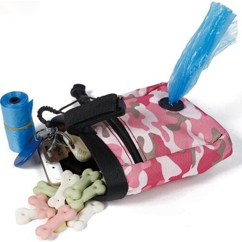 Waterproof Pet dog training bag treat Feed Pocket Puppy Snack Reward Pouch nylon Waist Bag for dogs german shepherd mascotas