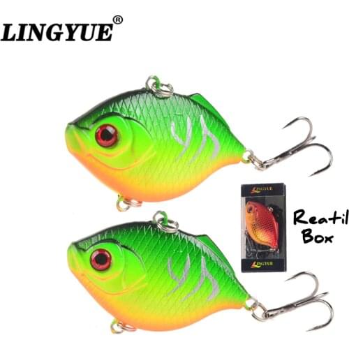 LINGYUE K1 177S Sinking Fishing Lure Lipless Crankbaits Hard Artificial VIB Vibration Bait All Depth Winter Ice Fishing Tackle