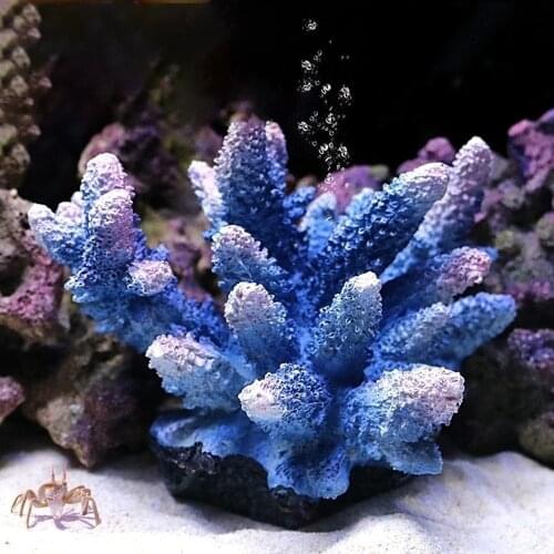 14X12X11CM Coral Fish Tank Ornament | Fish Tank Decoration Colorful Simulation Resin Plants,Aquarium Plants Aquarium Accessories