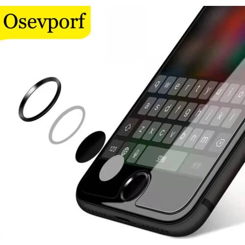 Universal Ultra-thin Metal Home Button Stickers Support Touch ID for iPhone 8 7Plus 6 6S 5S 5E SE 7 6Plus X Fingerprint Stickers