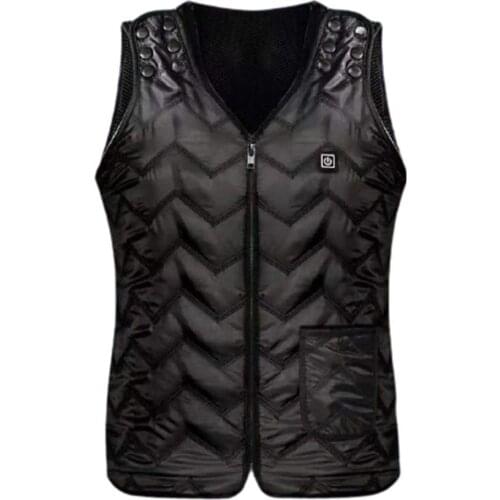 Waistcoat Light-weighted Electric Heating USB Powered Unisex Thermal Heated Vest for Daily Commuting