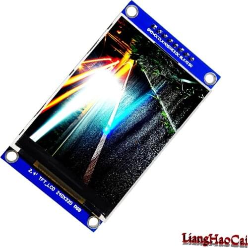 2.4 inch 8PIN SPI HD Color TFT LCD Module ILI9341 Drive IC 240*320 No Touch panel 4 wire Serial port supply STM32 code