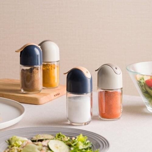 2021 Little Bird Spice Salt Pepper Shakers Seasoning Jar Can Pepper Bottle Barbecue Condiment Kitchen Gadget Tool Canister Set
