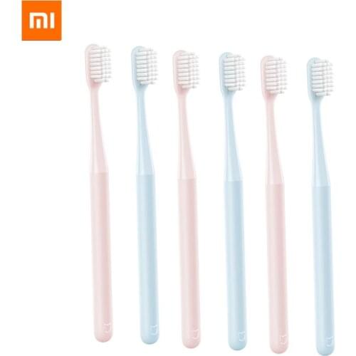 10pcs / lot Original Xiaomi Doctor B Toothbrush Youth Version Better Brush Wire 2Colors Care For The Gums Daily Cleaning