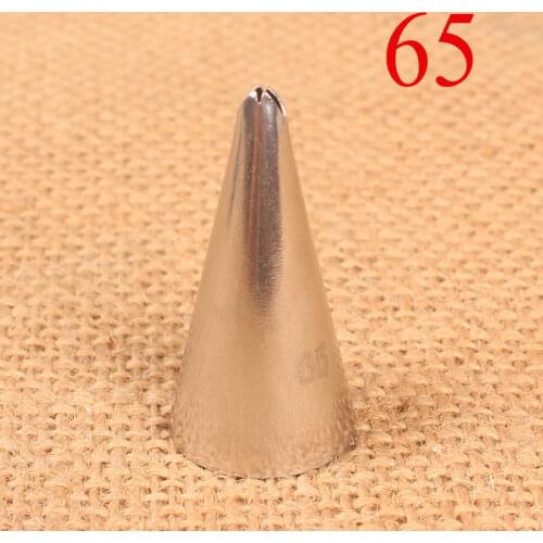#65 Small Leaf Mounting Pastry Tip 304 Stainless Steel Pastry Tube Pastry Tip Baking DIY Cream Cake Tool Small Number