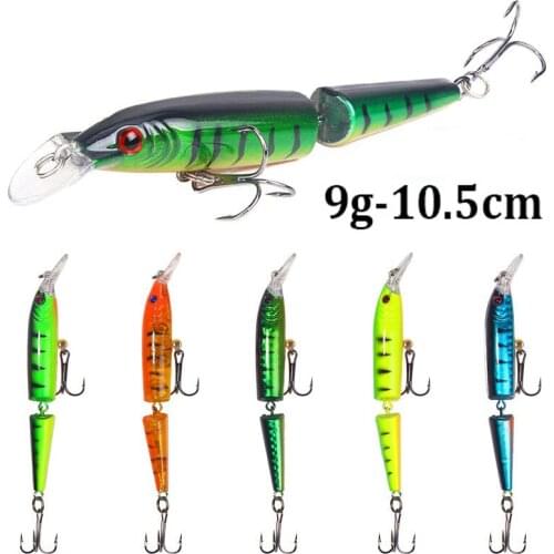 9g-10.5cm Minnow Popper Fishing Lures Bass Wobbler Bait Artificial Hard Fish Lures Freshwater Sea Fishing Tackle