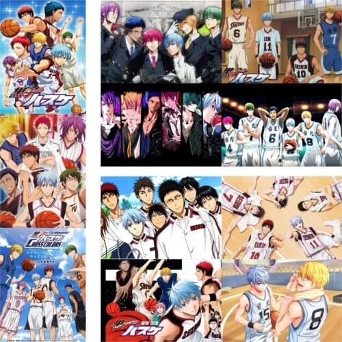 5D DIY Diamond Painting Anime Kurokos Basketball Cross Stitch Kits Mosaic Diamond Embroidery Full Square Drill Home Decoration