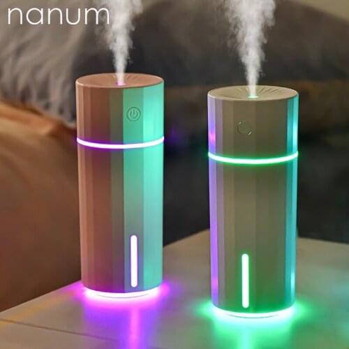 Car air freshener Diamond Humidifier USB Mini Ultrasonic Essential Oil Diffuser LED Air Purifier Mist Maker