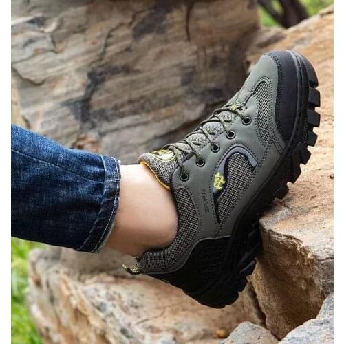 Brand Men Winter Snow Boots Waterproof Leather Sneakers Super Warm Mens Boots Outdoor Male Hiking Boots Work Shoes Size 39-47