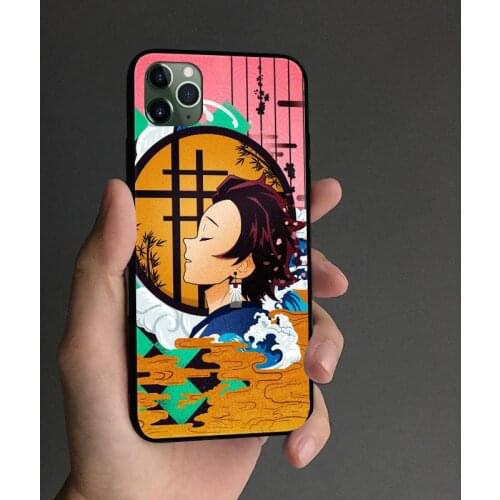 Tanjiro Kamado anime Phone case cover shell For iPhone SE 6s 7 8 Plus X XR XS 11 Pro Max Samsung S Note 8 9 10 20 Plus ultra