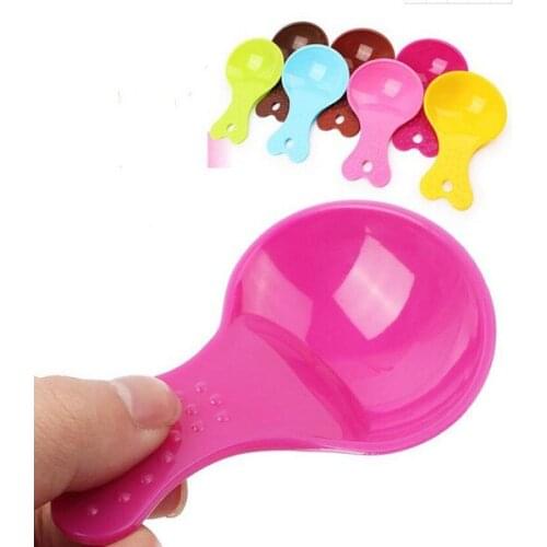 Colour Cute Spoon Dog Food Teddy Cat Candy Pet Shovel Bowl Water Bottle Drinking Bowls
