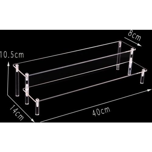 Action figure display stand Toy model display stand decoration put doll doll hand handle trapezoidal shelf car storage blind box