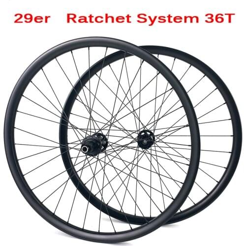 HULKWHEELS MTB Carbon Wheelset XC/AM 28H M13 Ratchet System 36T Hub Match Seven Types Of Rim For 29er Cross Country All Mountain
