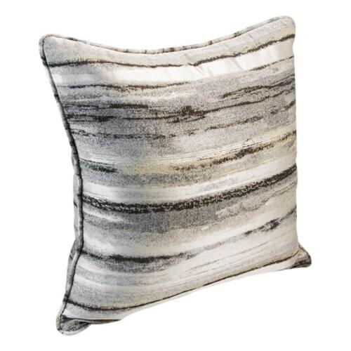 Chinese Modern Soft Pillow Abstract Water Wave Texture Model Gray Grey Cushion Minimum Order 3