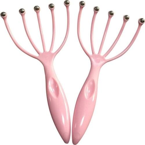 Best Selling Head Massager Five Finger Ball Plastic Scalp Massager Relieve Pressure Itch Massager For Head Rake Head Skin