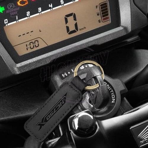 Motorcycle Cowhide Keychain Key Ring Case for Honda NC750X NC 750X ABS