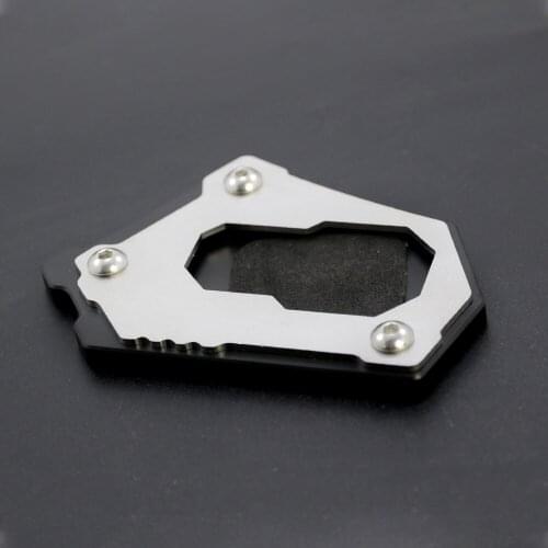 Motorcycle accessories Kickstand Foot Plate Side Stand Extension Pad Enlarge Extension for BMW F750GS F750 GS F850GS 2018