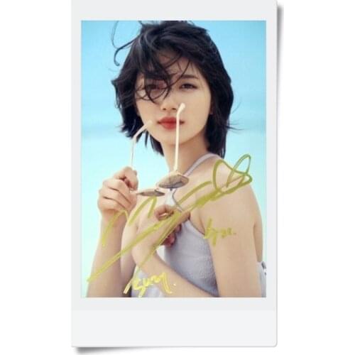 Signed SUZY Bae Sue Ji autographed original photo 6 inches freeshipping 062017