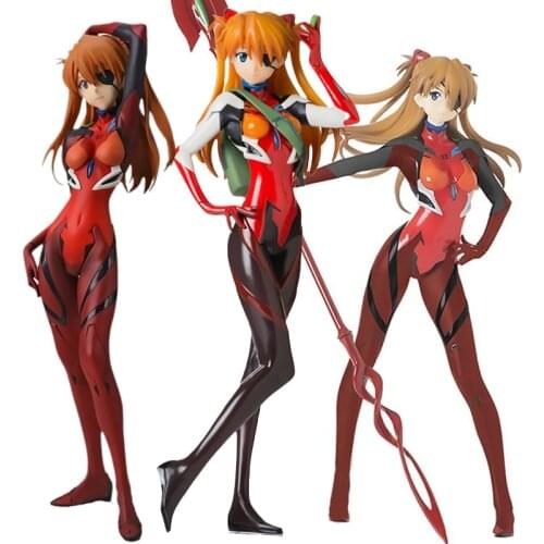 Sega Neon Genesis Evangelion Asuka Langley Soryu Shikinami Premium Figure Eva 02 Anime Action Figurine Collect Model Kids Toys
