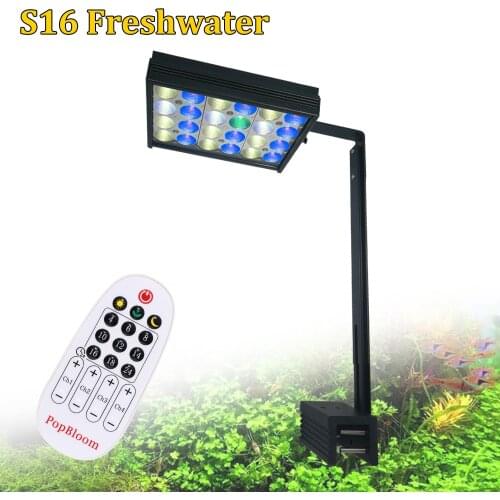DSunY Led Aquarium Light Full Spectrum for Freshwater Plants Aquarium Lighting Led Fish Tank Timer Remote Control Shannon16