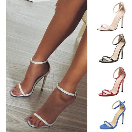 Summer High Heels New Women Pumps Comfort Women Shoes Buckle Women Sandals Sexy Party Shoes Women Heels Female Plus