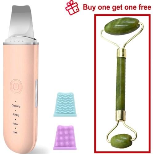 Ultrasonic Skin Scrubber Deep Face Cleaning Machine Peeling Shovel Facial Pore Cleaner Face Skin Scrubber Lift Machine Beauty