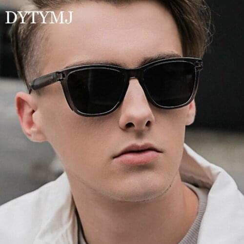 DYTMYJ Vintage Polarized Sunglasses Men 2020 Luxury Mirror Square Eyeglasses Men/Women Retro Polarized Glasses For Men UV400